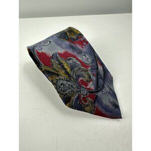 karl lagerfeld Vintage 100% Silk Floral Tie (B-6)